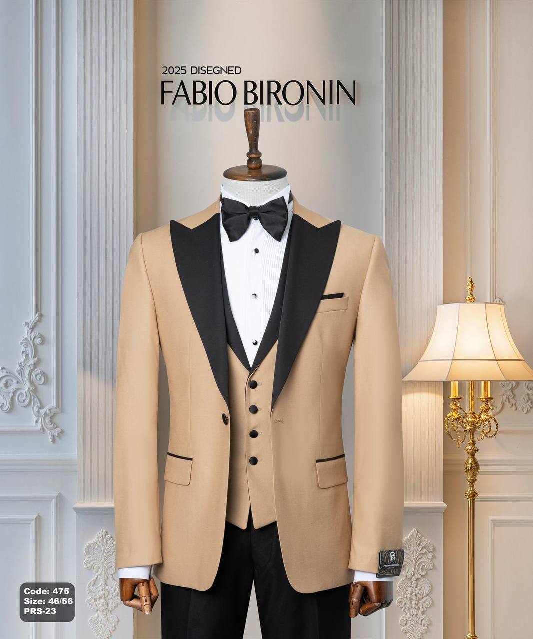 Black Shawl Lapel Ceremony Tuxedo with Vest